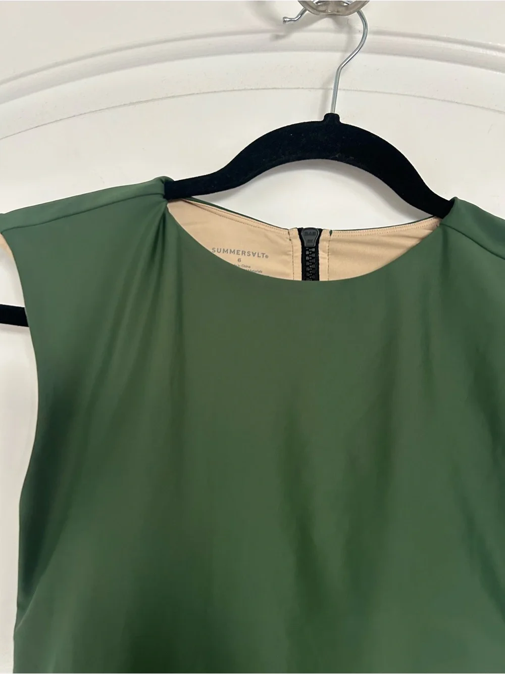 Summersalt The Surf One-Piece Swimsuit in Olive & Sea Urchin size 6 beach chic